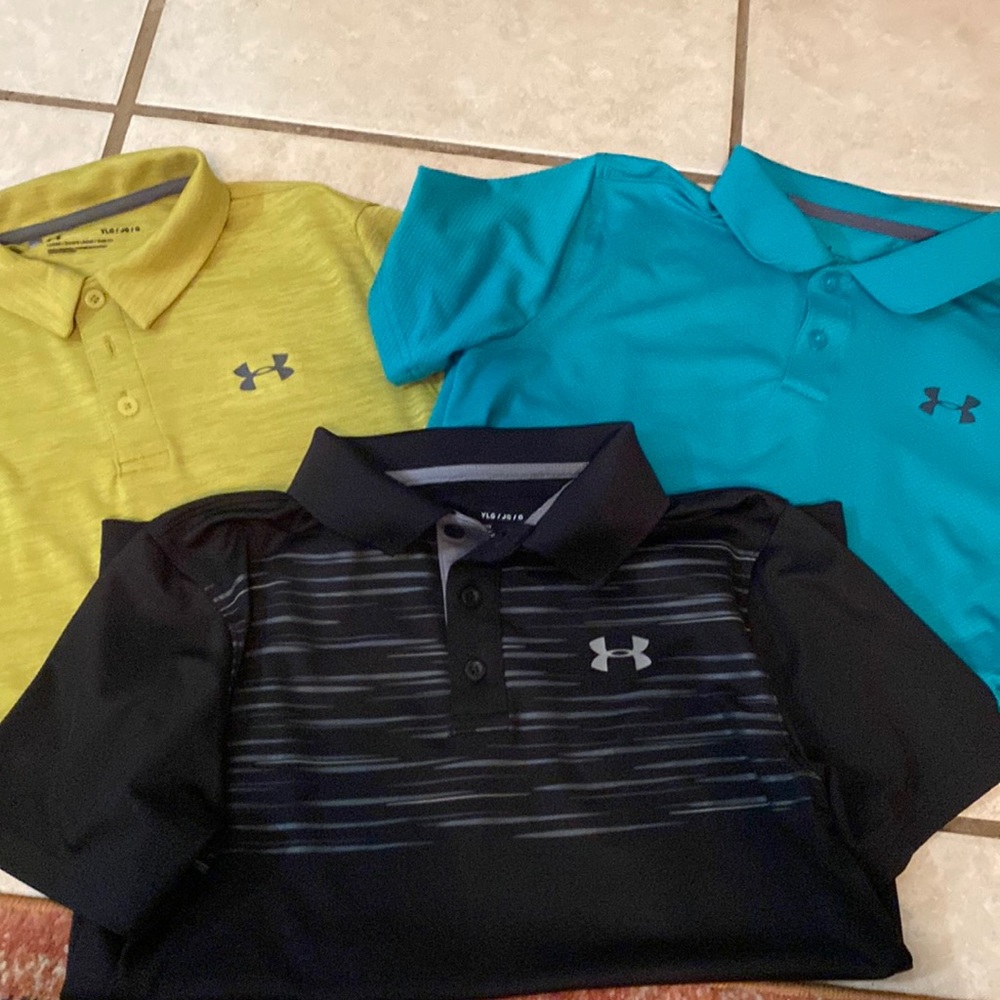 Youth UA polos - size Large